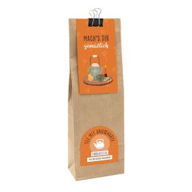 Produktbild des Artikels Tee mit Grußkarte: Mach's dir gemütlich (Lebensmittel)