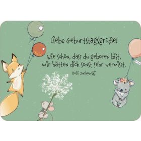 Liebe Geburtstagsgrüße - Postkarte