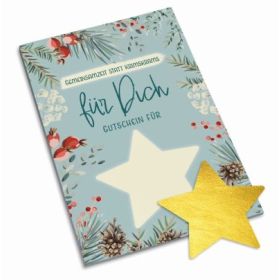 Produktbild des Artikels Gutscheinkarte "Für Dich -Weihnachten" (Schreibwaren)