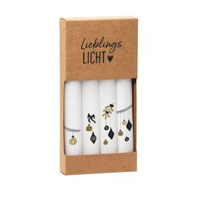 Produktbild des Artikels Kerzen-Set Lieblingslicht "Zweige und Kugeln" ()