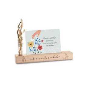 Produktbild des Artikels  Kartenhalter mit Vase "Beschenkt"