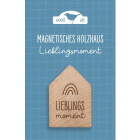 Produktbild des Artikels Holzhaus Magnet "Lieblingsmoment" ()
