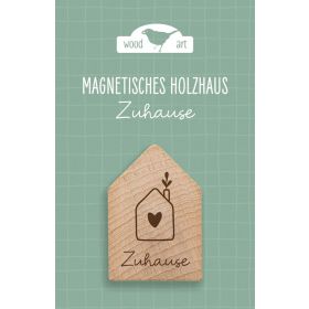 Produktbild des Artikels Holzhaus Magnet "Zuhause" ()