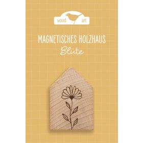 Produktbild des Artikels Holzhaus Magnet "Blüte" ()