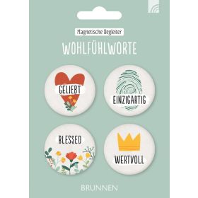 Produktbild des Artikels Magnet-Set 4er - Wohlfühlworte ()