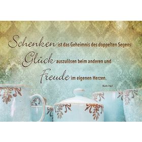 Postkarten "Schenken" , 12er-Serie