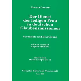 Produktbild des Artikels Der Dienst der ledigen Frau in den deutschen Glaubensmissionen (Buch - Paperback)