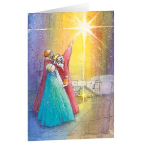 Produktbild des Artikels Kunstkarten "Stern über Bethlehem" 6 Stk. (Schreibwaren)