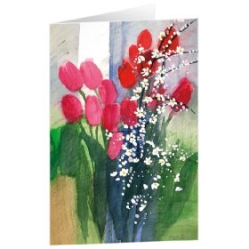 Produktbild des Artikels Kunstkarten "Tulpenstrauß 1" 5 Stk. (Schreibwaren)