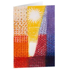 Produktbild des Artikels Kunstkarten "Leuchtender Stern" 5 Stk. (Schreibwaren)