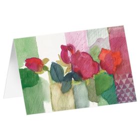 Produktbild des Artikels Schreibwaren Kunstkarten "Rosengruß" 5 Stk.