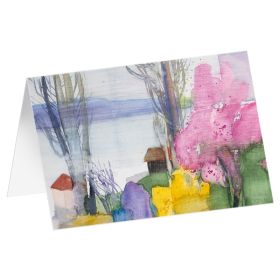 Kunstkarten "Baumblüte" - 5 Stück