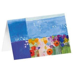 Produktbild des Artikels Kunstkarten "Mohnwiese" 5 Stk. (Schreibwaren)