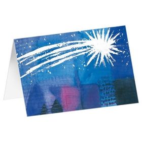Produktbild des Artikels Kunstkarten "Stern über Bethlehem" 5 Stk. (Schreibwaren)