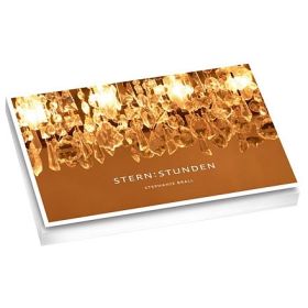 Produktbild des Artikels Schreibwaren - Kartoniert Postkartenbuch "STERN:STUNDEN"