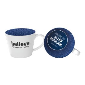 Produktbild des Artikels  Believe all things are possible - Tasse