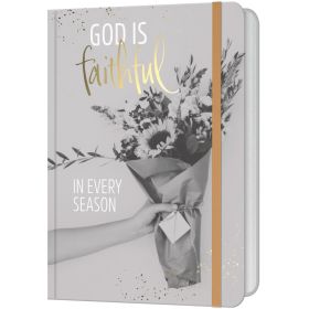 Produktbild des Artikels God is faithful in every season – Notizbuch (Schreibwaren - Gebunden)