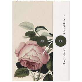 Produktbild des Artikels Schreibwaren - Gebunden Notizbuch mit Knopf - Blumen sind ein Liebesbrief Gottes