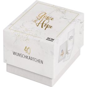 Produktbild des Artikels Schreibwaren Grace & Hope - 40 Wunschkärtchen