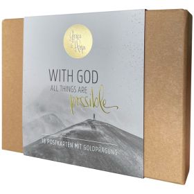 Produktbild des Artikels Schreibwaren With God all things are possible - Postkartenset
