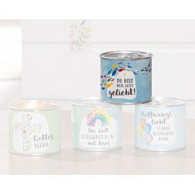 Produktbild des Artikels Duftkerze in Metalldose "Fische" ()