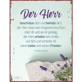 Produktbild des Artikels  Metallschild groß - Der Herr beschütze dich