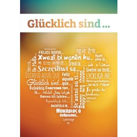 Glücklich sind ... - Deutsch (Herz-Version)