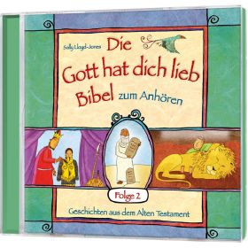 Produktbild des Artikels Die Gott hat dich lieb Bibel zum Anhören (2) (Hörbuch/Hörspiel - CD)