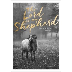 Poster: The Lord is my sheperd - A3