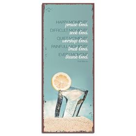 Produktbild des Artikels Metallschild lang - Happy Moments ()