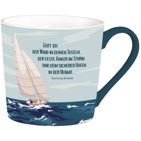 Tasse "Gott sei der Wind in deinen Segeln..."