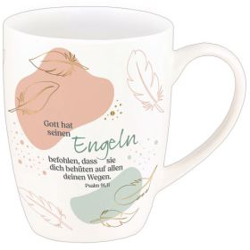 Produktbild des Artikels  Tasse "Gott hat seinen Engeln befohlen" (Gold-Edition)