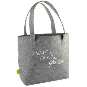 Produktbild des Artikels Filz-Shopper "Tag für Tag getragen" ()