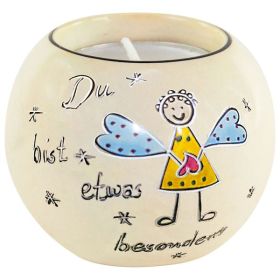Produktbild des Artikels Teelichthalter Engel "Du bist etwas Besonderes" ()