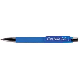 Kugelschreiber "Gott liebt dich" - blau