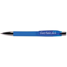 Produktbild des Artikels Kugelschreiber "Gott liebt dich" - blau (Schreibwaren)