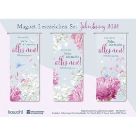 Produktbild des Artikels Jahreslosung 2026 - Magnet-Lesezeichen-Set Grafik ()