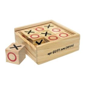 Tic Tac Toe - Spiel in Holzbox