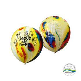 Luftballons - Jesus liebt Kinder 10er Pack