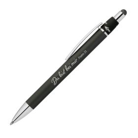 Produktbild des Artikels Metall-Kugelschreiber "Du bist bei mir" - schwarz (Schreibwaren)