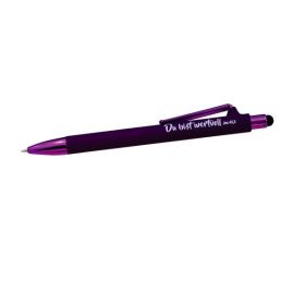 Produktbild des Artikels Kugelschreiber Soft mit Touch-Pen - lila ()