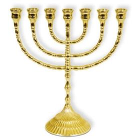 Menorah groß - gold