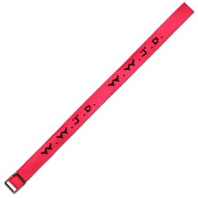 Armband WWJD neon-pink