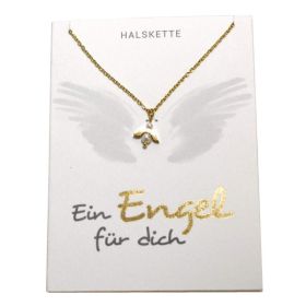 Halskette "Ein Engel für dich" - gold