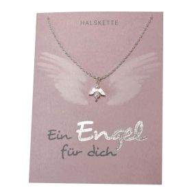 Halskette "Ein Engel für dich" - silber