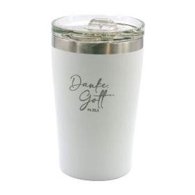 Produktbild des Artikels Thermobecher "Danke, Gott" - weiß ()