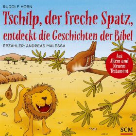 Produktbild des Artikels MP3-Hörspiel - Download Tschilp, der freche Spatz, entdeckt die Geschichten der Bibel