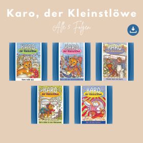 Produktbild des Artikels MP3-Hörspiel - Download Karo der Kleinstlöwe - alle 5 Folgen