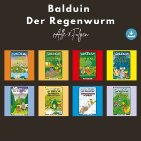 Produktbild des Artikels MP3-Hörspiel - Download Balduin der Regenwurm - alle 8 Folgen
