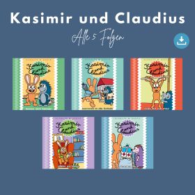 Produktbild des Artikels MP3-Hörspiel - Download Kasimir und Claudius - alle 5 Folgen